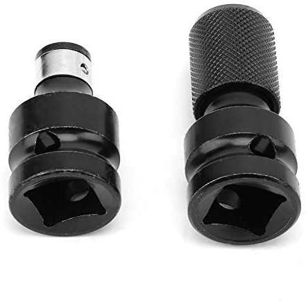 Bagima Jeu de Douilles à Chocs Adaptateur 2 Pièces 1:2 à 1:4 Adaptateur de Prise Teles Femelle Hexagonale pour clé électrique 10 * 6 * 4