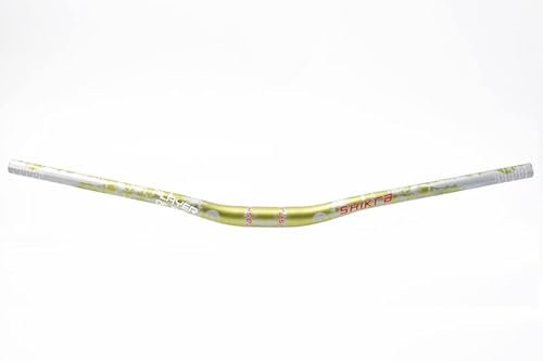 ALEFCO MTB Lenker extra lang Mountainbike Lenker Bunte Lenker Aluminiumlegierung 31,8 mm x 780 mm Erhöhung Fahrrad Lenker Mountainbike Rennrad Schwalbe Lenker (grün)