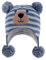 KAKU NANU Cappello Bambino Invernale Bimbo con PON PON 6-12 Mesi Grigio Blu Berretto Bambina Cappello Neonato Pile Paraorecchie