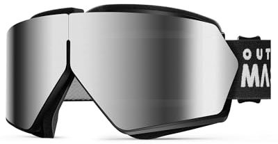 OutdoorMaster Seagull Dirt Bike Goggles, Motorradbrille, faltbare ATV-Brille für Männer Frauen Jugend, Anti-Beschlag, 100% UV-Schutz