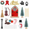 Atuoxing Set di Porta Elfo Natale, Casetta Elfo Natale, Porta degli Elfi Natale Accessori