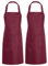 Shentian Baumwolle Küchenschürze,Grillschürze-Küchentextilien(70X85CM) (2PCS Rote Schürze)