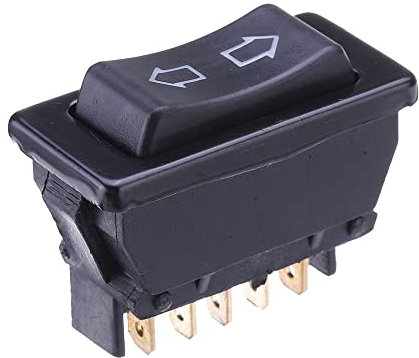 Oewnvmd Pulsante Interruttore Alzacristalli Elettrico Universale 5 Pin 20A 12VDC per Camion Auto