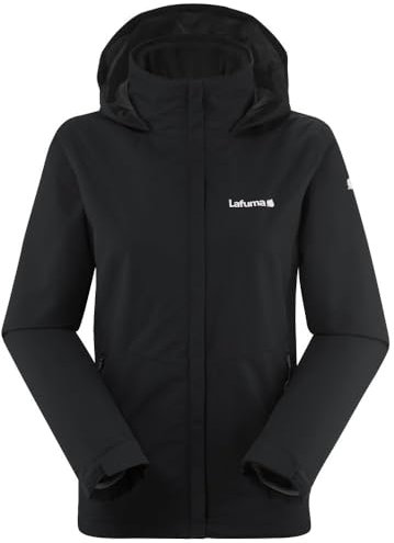 Lafuma - Veste ACCESS 3 en 1 Impérméable Femme - Polaire Amovible - Veste de protection - Randonnée - Noir