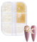 Sujurio 1 Box Perle Dekorationen Nagel Charms Runde Nagel Teile Gold Stahl Perlen BäLle Schmuck Nail Art ZubehöR Farbe: ZZ01