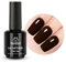 beetles Gel Polish, 1 Pc 15mL Chocolate Brown Manicure Nail Art Soak Off UV Lamp Gel Design Salon Home DIY Gifts for Women Girls-CL794-RE