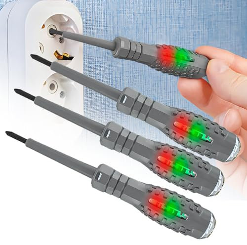 Generic 2-in-1 High Torque Magnetic Flathead Phillips Screwdriver Electricity Detector Non-Contact Voltage Tester Pen Electrician Tester