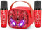 Braxel Kids Microphones,Boys Toys Age 3-12 Year Old Boys Girls Gifts Spider Kids Microphone Karaoke Machine 2 Microphones Karaoke Microphones Wireless Bluetooth Speaker Karaoke Microphones