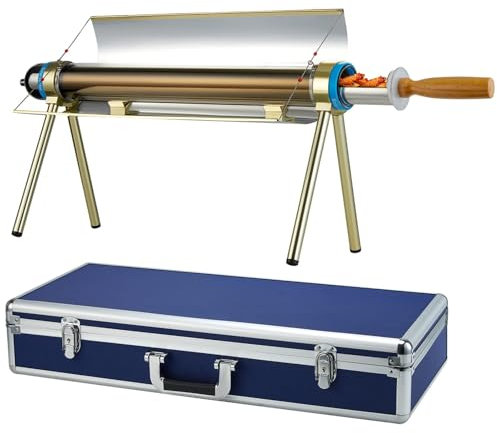 Horno Solar, Parrilla Solar For Acampar, Utensilios De Cocina For Acampar Y Equipo De Supervivencia, Cocina Al Aire Libre Sin Esfuerzo con Kit De Horno Solar, con Caja De Almacenamiento