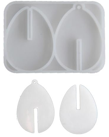 Tragbare Silikonform zur Schmuckherstellung, Eier, hängende Anhängerformen für Zement und Gips, hängende Kunst