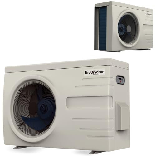 Pompe à Chaleur Piscine Chauffe-Eau réversible Silencieux pour Piscine, Spa, Hors Sol – Chauffage/Refroidissement électrique – Kit Complet IKARIA 5-4,3 KW jusqu'à 40m³ - TEDDINGTON