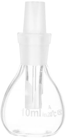 GARVALON Pycnometer Glas Mit Perforiertem Stopfen Dichteflasche Für Präzise Volumenmessung Laborglas Zur Bestimmung Von Pulver- Flüssigkeits- Und Partikeldichte Für Labor Schule Und Industrie