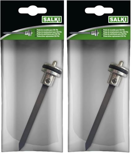 salki CSK P06 Pneumatic Machine Piston and Tongue - Replacement Accessories for Nail Gun + Toric Ring (Pack of 2)
