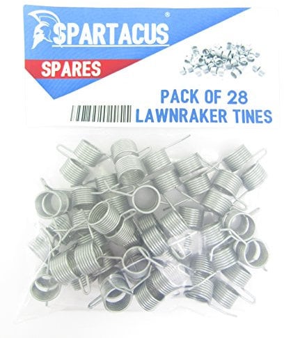 Spartacus 28 x Replacement Lawn Raker Scarifier Tines Tynes For Qualcast F016T47920