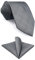 Shlax&Wing Einfarbig Color Grau Herren Mehrfarbigs Krawatte Geschäftsanzug Geschäftsanzug Dünne Classic
