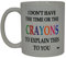Rogue River Tactical Best Funny Kaffee Tasse Ich habe keine Zeit oder die Kreiden zu Sie Sarkastisch Neuheit Tasse das erklären Witz Geschenkidee für Männer Frauen Büro Arbeit Erwachsene Humor