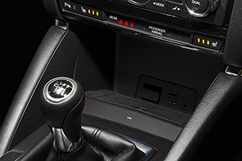 INBAY 5W Handyhalterung Auto Ablagefach Induktiv/Kabellos passend für Mazda CX-5 (KE) 02/2015-04/2017 - Autohalterung Zubehör Innenraum - Qi