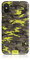 Tirita Hard Phone Case/Cover compatible with iPhone Xs Max Camouflage Camo Pattern [04 - Neon Yellow]