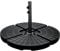 Denny Shop Set of 4 Outdoor Umbrella Cantilever Parasol Base Stand With Sand & Water Filled Weights by Crystals® (Fan Shape Parasol Base)