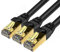 Veetop 1m/3ft 3Pack CAT8 Ethernet Cable 40Gbps 2000Mhz High Speed Gigabit SFTP Lan Network Internet Cables with RJ45 Gold Plated Connector for Use of Smart Office Smart Home System iOT Gaming