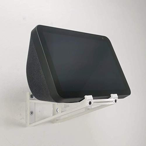Echo Show 8 Wandhalterung, abgewinkelt, Weiß