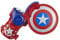 Hasbro E7375EU4 Nerf Power Moves Marvel Avengers Captain America Schild Attacke, NERF Disc-Abschuss Spielzeug für Kinder, Rollenspiel, Spielzeug für Kinder ab 5 Jahren