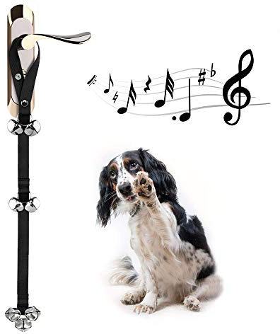 CATHYLIFE Hundetürklingeln für Töpfchentraining/Türknauf/Gehen Sie nach draußen, hochwertige Hundeglocken, 7 extra große laute 1,4 Türklingeln, verstellbare Türklingel, trainieren Sie Ihren Welpen auf