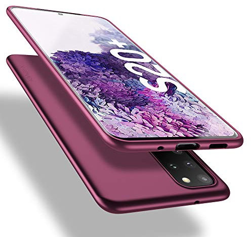 X-level für Samsung Galaxy S20 Plus Hülle, [Guardian Serie] Soft Flex TPU Case Ultradünn Handyhülle Silikon Bumper Cover Schutz Tasche Schale Schutzhülle für Samsung Galaxy S20 Plus 5G - Weinrot