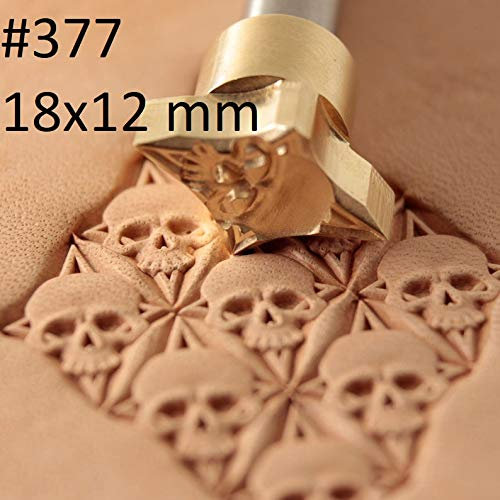 Totenkopf-Leder-Stempel, Stempel, Schnitzen, Stanzer, Werkzeuge, Handwerk, Lederhandwerk