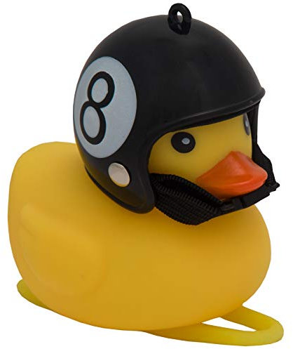 Liix Fahrradhupe Deko Ente, 8-Ball - Schwarz, 784