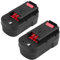 Powayup 18V 3.0Ah Sostituzione per Black Decker Batteria 18V A18 A1718 A18NH A18E HPB18 HPB18-OPE HPB18-OPE2 244760-00 Firestorm EPC18 FSB18 FS180BX FS18BX FS18FL NST2118 Utensili A Batteria