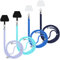 Weewooday 4 Pcs Universal Cell Phone Lanyard Around The Neck Phone Strap Crossbody with Patch for Most Mobile(Blue Color Series)