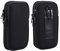 Custodia a doppio strato in neoprene per cellulare, con cerniera, per iPhone 16 Plus, 16 Pro Max, 15, 14, 13 Pro Max, Samsung Galxy A15, A55, A25, A05s, S24, Ultra Pixel 9, 8 Pro, colore: nero