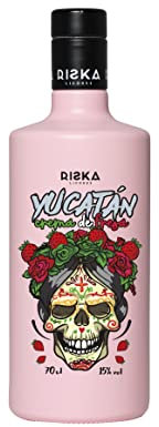 RISKA - Licor de Crema de Fresa Yucatán 0,7 L
