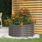 WIFESE Jardinière Surélevée Acier Enduit de Poudre 80x80x36 cm Gris Pot de Jardinière Robuste Lit Surélevé de Jardin Extérieur Potager Balcon Décorer Patio Jardin pour Plantes Légumes Herbes