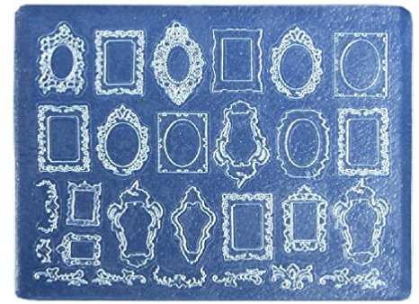 PLMN Silicone Nail Art Handicrafts Moulds DIY Nail Tools Accessories Nail Carving Molds Silicone Material for Nail Decoration nail art molds stickers