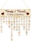 YHSKJCD Geburtstagskalender Holz Erinnerung, DIY Geschenk Dekoration Vintage Jahresunabhängig Holz DIY Kalender mit 100 Holzanhängern für Schlafzimmer Büro Kindergarten