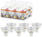 OSRAM Niedervolt-LED-Reflektorlampen MR16 mit Retrofit-Stecksockel, 50 Watts Ersatz, GU5.3, 2700 Kelvin, Glass, 6-er Pack, Dark Gray, 2700k Warmweiß