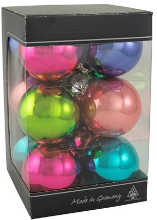 Thüringer Glasdesign Glaskugeln D6cm 12er