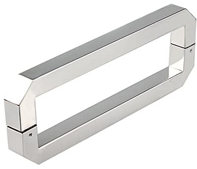 Poignée de porte de douche Poignée de porte en verre, porte coulissante simple, salle de bain, meubles de douche, accessoires de quincaillerie de porte en verre (taille : 400 mm) ()