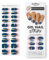 MOYOU London Semi Cured Gel Nail Strips - 20 Pcs. Nail Wraps for Salon-Quality Manicure - Works with Any UV Lamp - Easy to Apply, Trim, & Remove Gel Stickers