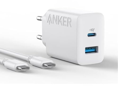 Anker 312 20W Schnellladegerät 1x USB-C, 1x USB-A A2348
