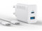 Anker 312 20W Schnellladegerät 1x USB-C, 1x USB-A A2348