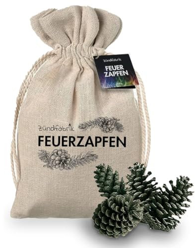 NaturFabrik Poudre à feu pour flamme colorée | Sac de rangement inclus | 32 pièces