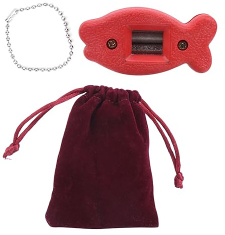 Aiguiseur de Patins à Glace Antidérapant, Affûteur de Patins de Hockey avec Rouleau diamanté, Meulage Grossier et Fin, Conception Portable en Forme de Poisson, Chaussures de