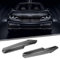 Taesayl Paar Stoßstangen-Splitter Kompatibel 3er E90 E91 320i 330i 2005–2008 Frontstoßstangen-Lippen-Splitterklappe Lippen-Diffusor Spoiler Glänzend Schwarz