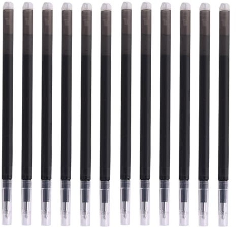 Thoquene 12 Stück Stifte Ersatzminen, Radierbare Ersatzmine Spitze 0,7 mm, Austauschbare Mine