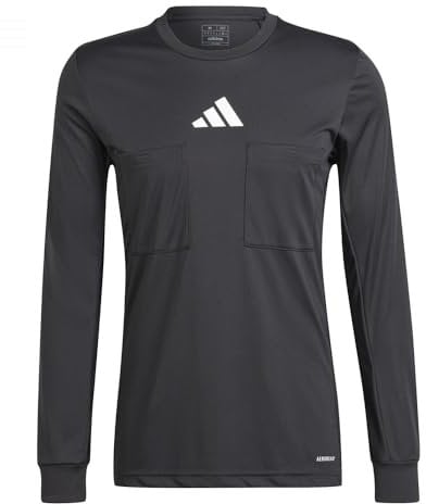 adidas Men's Referee 24 Jersey Long Sleeve, Black, XXL