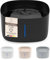 Pretty Paw Fontaine à Eau pour Chien, 7L, Ultra-silencieuse, sans BPA avec éclairage LED, Filtre intégré et Facile à Nettoyer (Noir)
