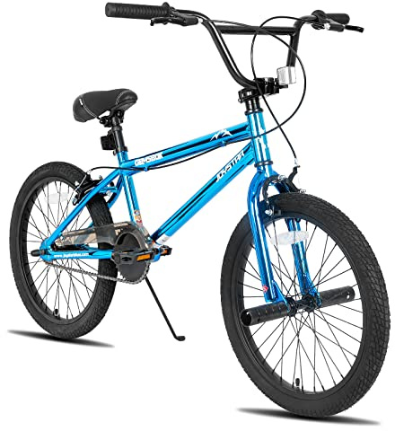 JOYSTAR Gemsbok 20 Inch Kids Freestyle BMX Bike for Boys Girls Ages 7-12 Years, 20 Kids Bicycles for Beginner Level Riders, Dual Hand Brakes, 2 Pegs, Multiple Colors